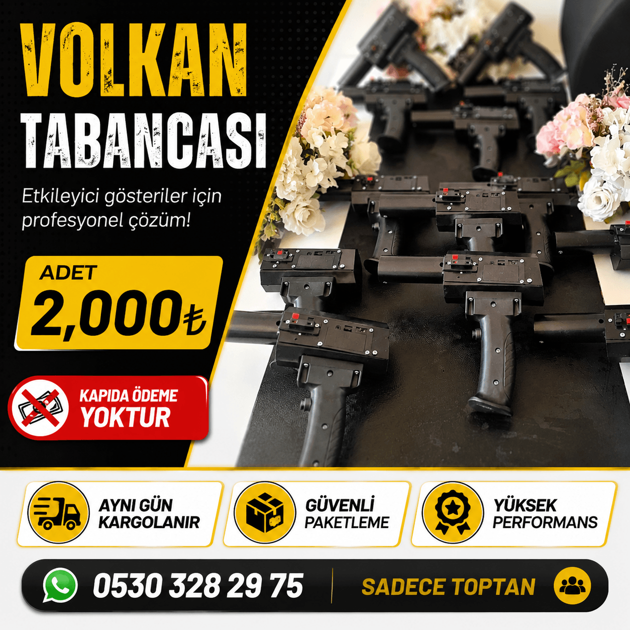 Parti Gösterisi Volkan Tabancası